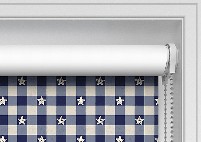 Whaley Great, Gingham Star Shore - Twist&Fit Roller Blind - Image 10